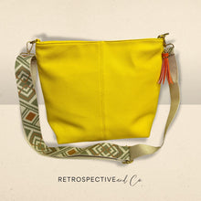 Load image into Gallery viewer, Cross body tote handbag [yellow]
