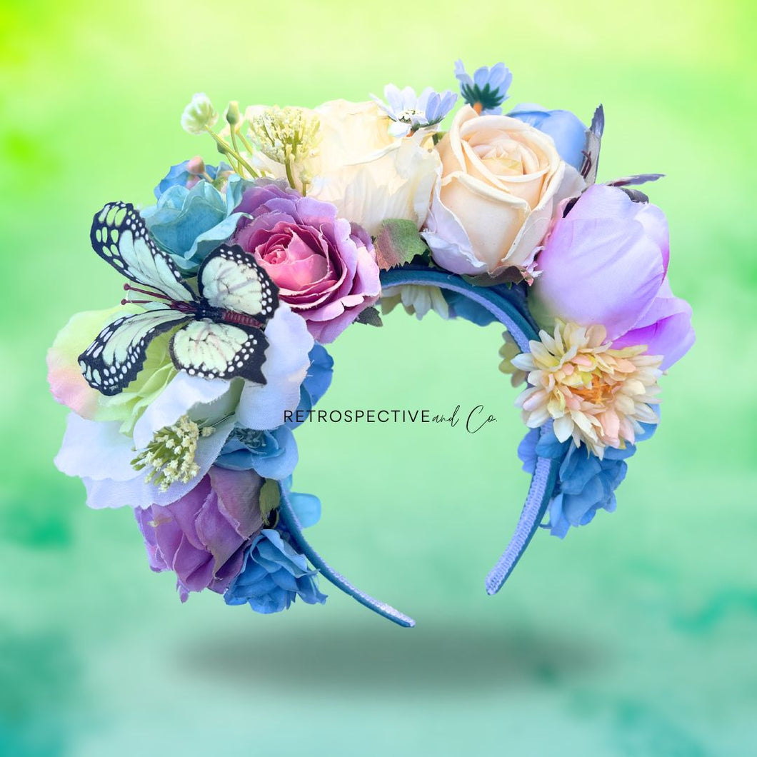 Vintage Pastel Flower crown [Large]