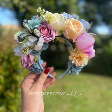 Load image into Gallery viewer, Vintage Pastel Flower crown [Large]
