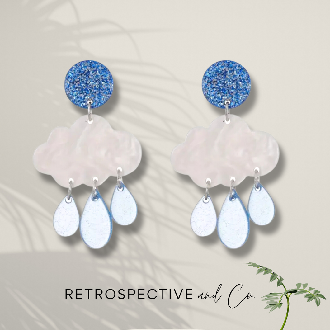 Rain Cloud earrings [multi]