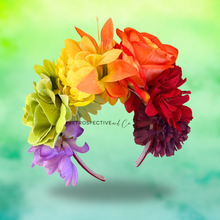 Load image into Gallery viewer, Asha Rainbow Flower crown [Large]
