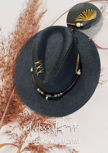 Load image into Gallery viewer, Helios Panama Hat [black]
