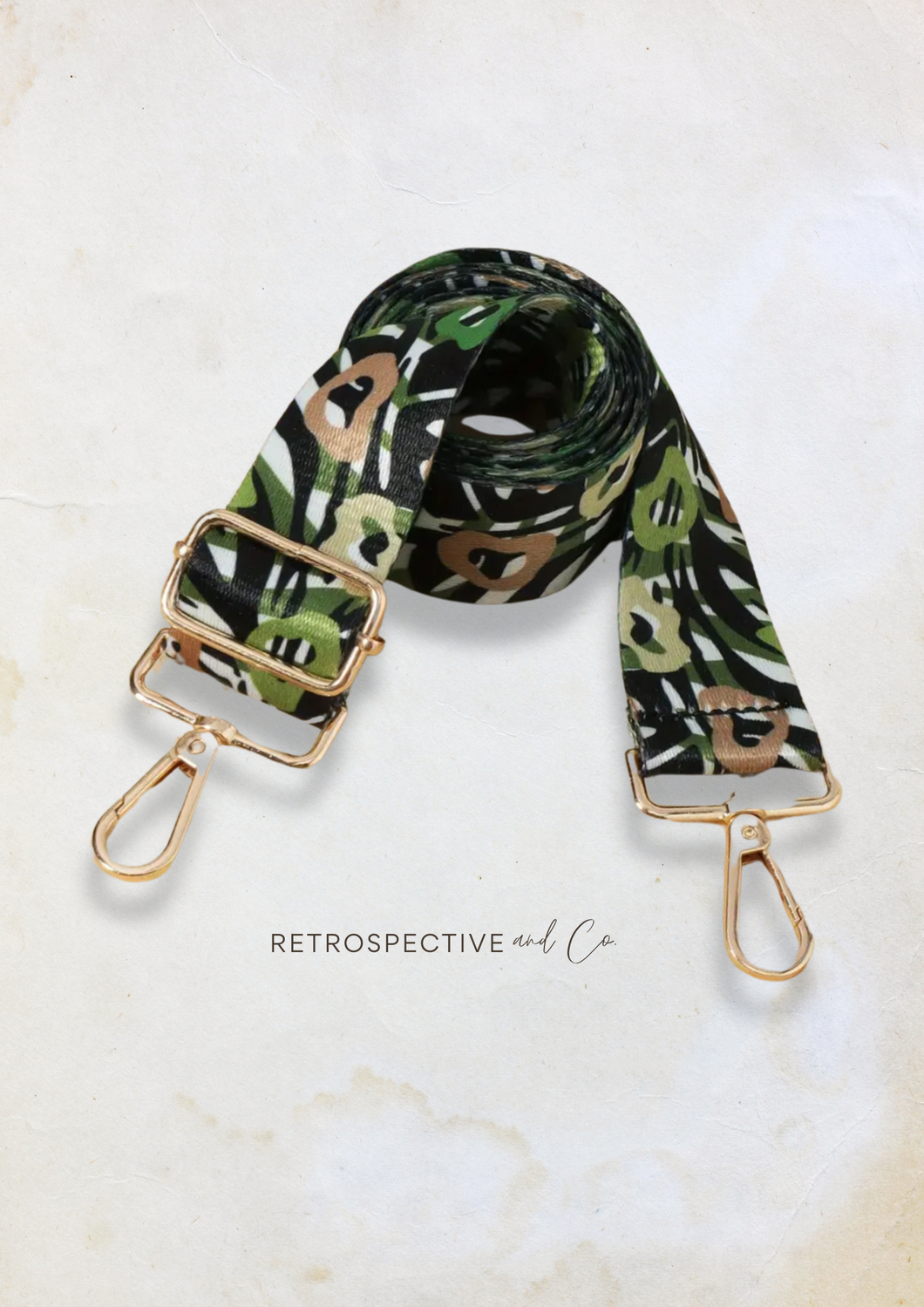 Jungle du CapBag strap [greens/floral]