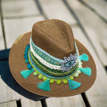 Load image into Gallery viewer, Monorca Panama Hat [coffee]
